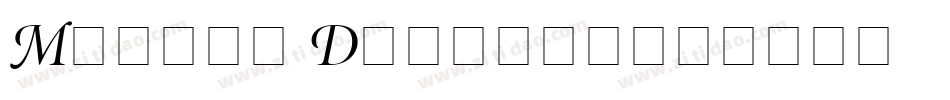 Mories Display字体转换